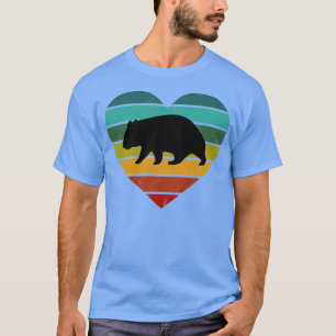 Camiseta Amo Wombats Heart Wilderness Outback Tasmania