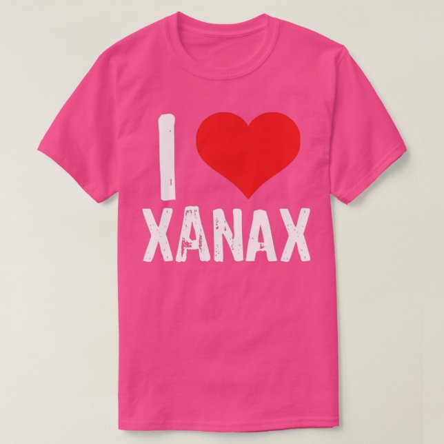 Camiseta Amo Xanax (Diseño del anverso)