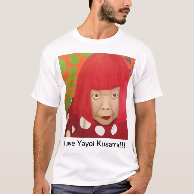 Camiseta ¡Amo Yayoi Kusama!!! (Anverso)