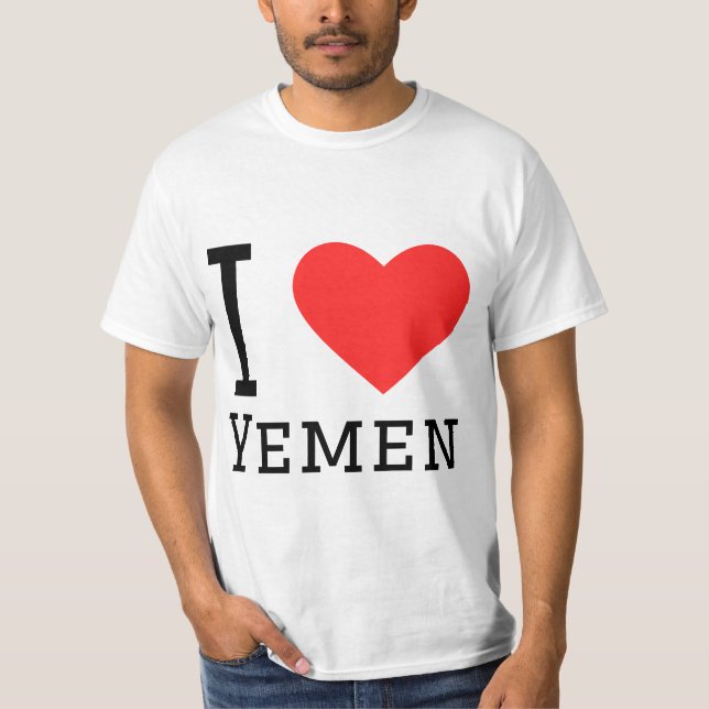 Camiseta Amo Yemen (Anverso)