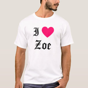 Camiseta Amo Zoe