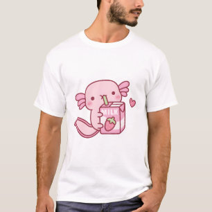 Camiseta Amoción rosa dulce a la leche de fresa