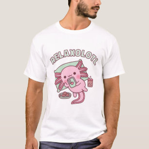 Camiseta Amojamiento De Axolotl Con Relaxolotl Fu De Teléfo