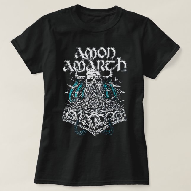 Camiseta Amon Amarth Eq3 Amon Amarth - Banda Mejor Hood Tre (Diseño del anverso)