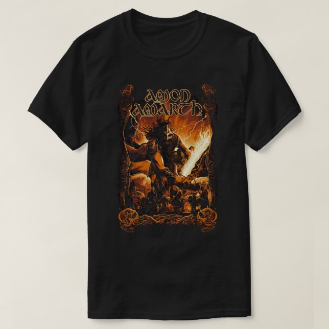 Camiseta Amon Amarth Mejor Tendencia (Diseño del anverso)