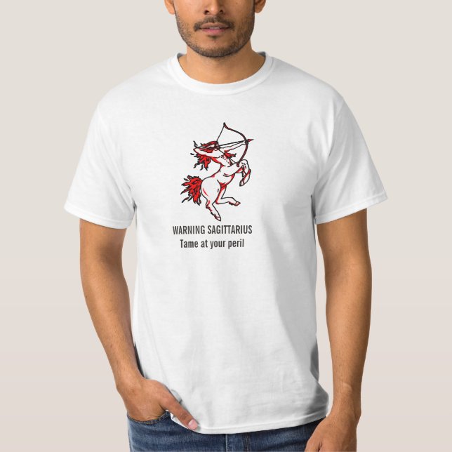 Camiseta amonestadora de la astrología del zodiaco (Anverso)