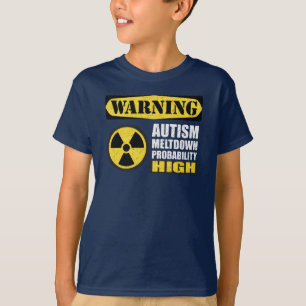 Camiseta amonestadora de la fusión del autismo
