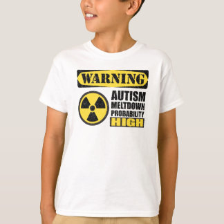 Camiseta amonestadora de la fusión del autismo