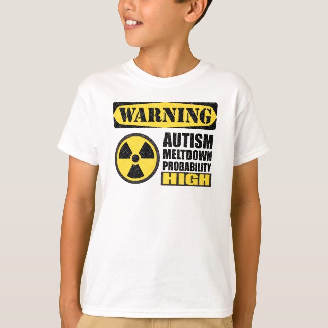 Camiseta amonestadora de la fusión del autismo (Anverso)