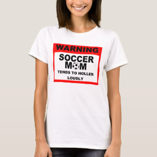 Camiseta amonestadora de la mamá del fútbol