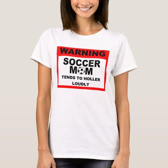 Camiseta amonestadora de la mamá del fútbol (Anverso)