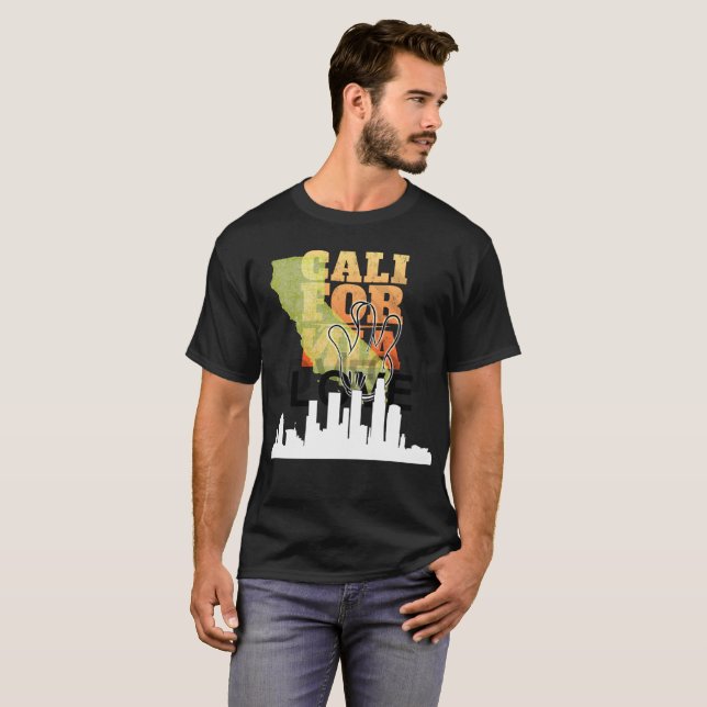 Camiseta Amor 3 de California (Anverso completo)
