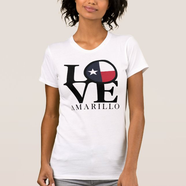 Camiseta AMOR A Amarillo Texas (Anverso)
