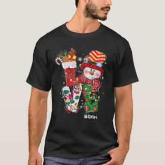 Camiseta AMOR A CNA Navidades de enfermería de la vida Niev