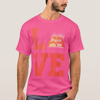 Camiseta Amor a la dueña de cerdo guineana Mascota animales