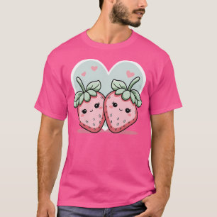 Camiseta Amor a la fresa dulce