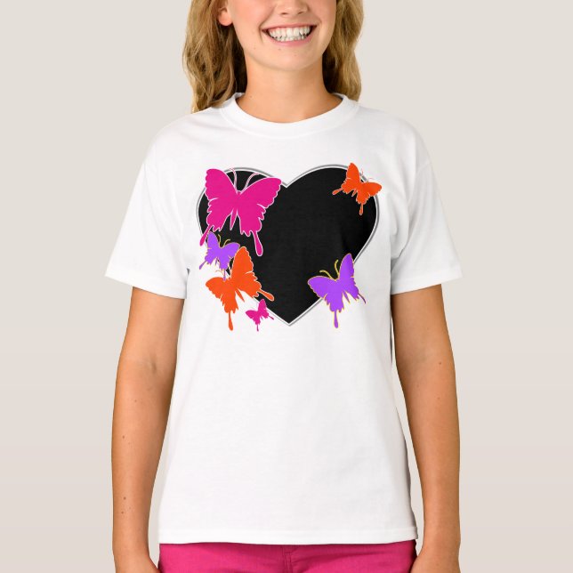 Camiseta Amor a la mariposa (Anverso)