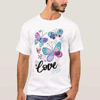 Camiseta Amor a la mariposa caprichosa"