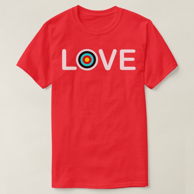 Camiseta Amor a la tiro con arco (Diseño del anverso)