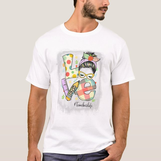 Camiseta AMOR A La Vida Del Profesor Pascua (Anverso)