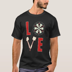 Camiseta Amor A Los Dardos Como Un Darter En Los Deportes D