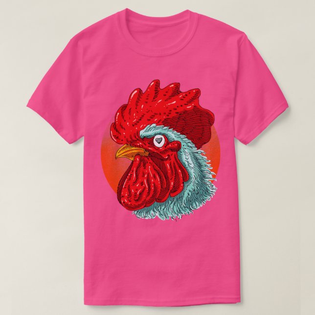 Camiseta Amor a los gallos (Diseño del anverso)