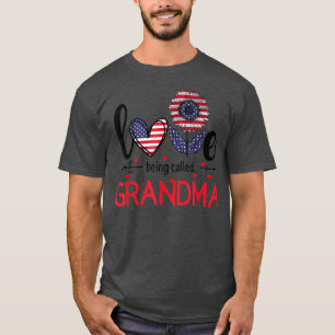 Camiseta Amor a los girasoles por ser llamada abuela patrió