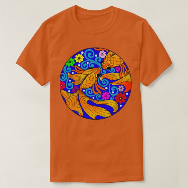 Camiseta Amor a los peces de colores (Diseño del anverso)