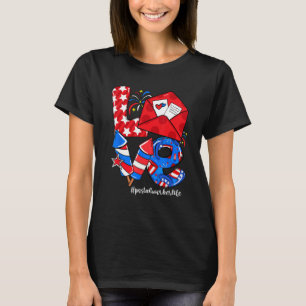 Camiseta AMOR A Los Trabajadores Postales Vida Bandera Esta