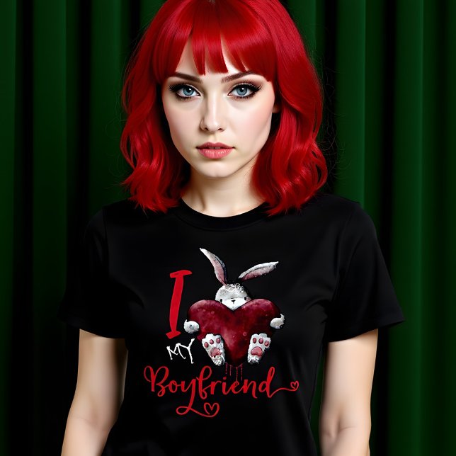 Camiseta Amor a Mi Novio Gótico (Subido por el creador)