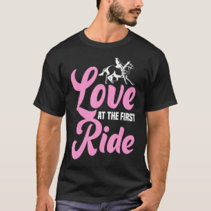 Camiseta Amor A Primera Cabalgata Pista De Carreras De Caba