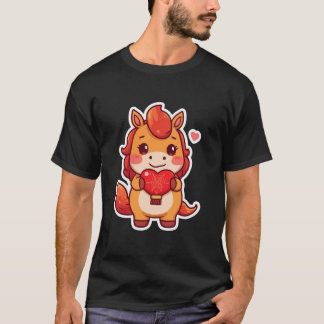 Camiseta Amor a Primera Galopa Caballo de Fuego San Valentí