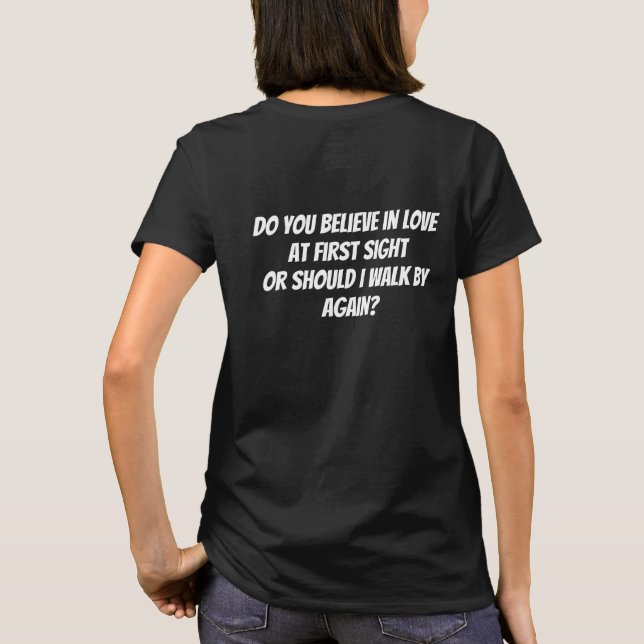 Camiseta amor a primera vista  (Reverso)