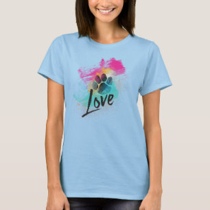 Camiseta Amor adolescente artístico