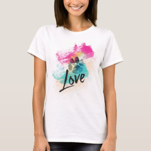 Camiseta Amor adolescente artístico