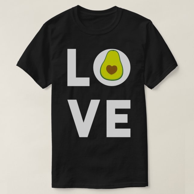 Camiseta Amor aguacate Funny (Diseño del anverso)