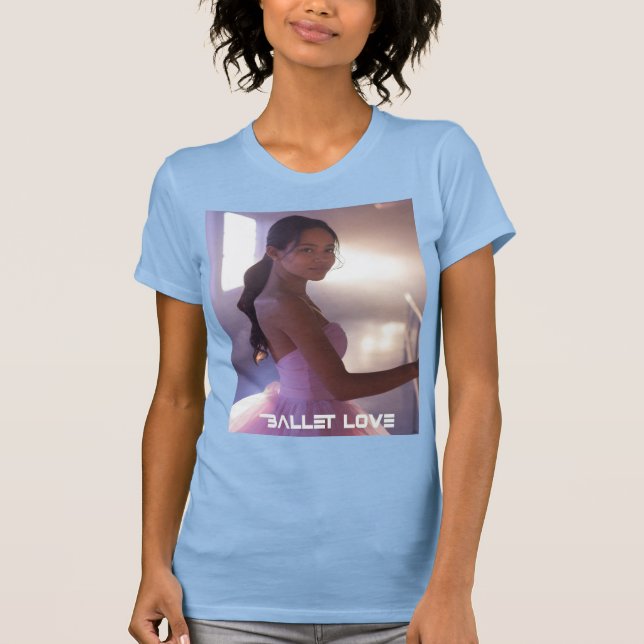 CAMISETA AMOR AL BALLET - BALLET & DANZA (Anverso)