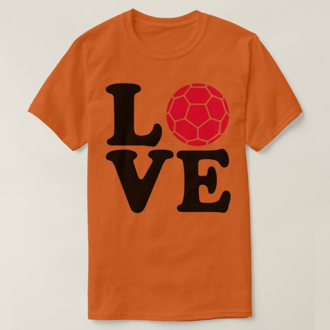 Camiseta Amor al balonmano 8 (Diseño del anverso)