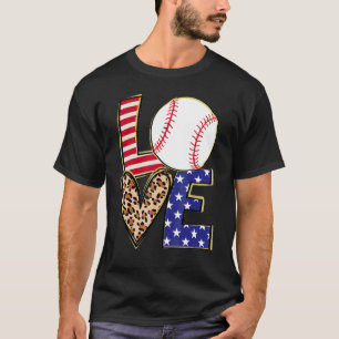 Camiseta Amor al béisbol dice independencia de tema de band