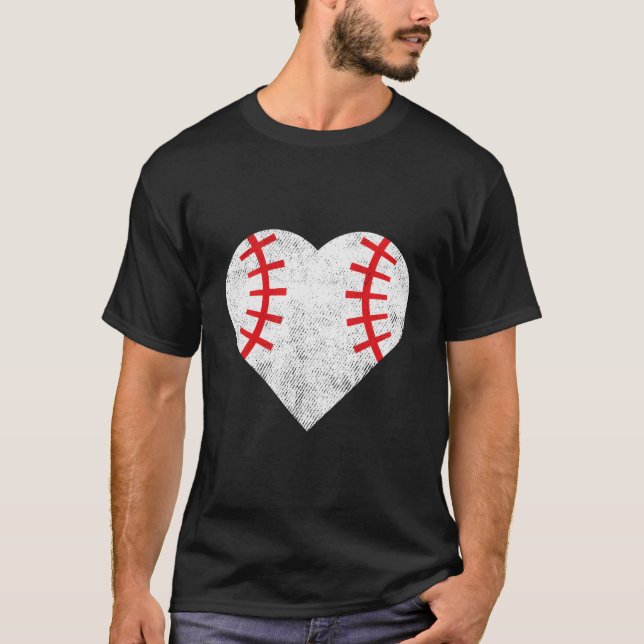Camiseta Amor al Béisbol Él (Anverso)