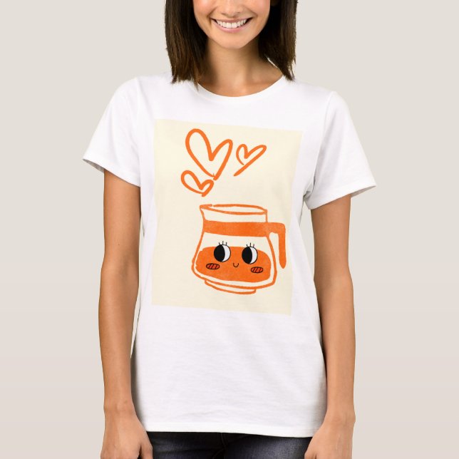 Camiseta Amor al café (Anverso)