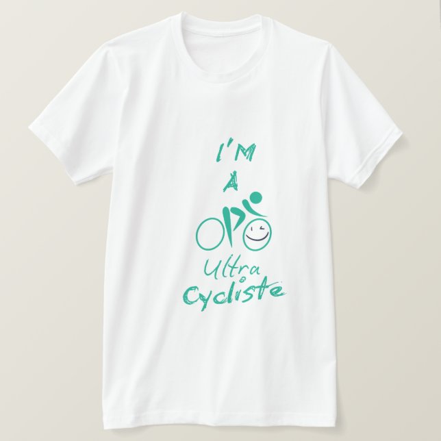 Camiseta Amor al ciclismo: Tees Personalizados par (Anverso del diseño)