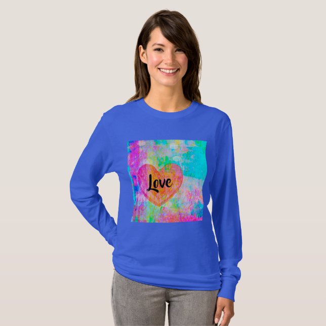 Camiseta Amor al corazón del Boho (Anverso completo)