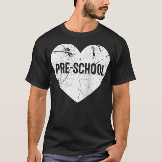 Camiseta Amor al corazón para enseñar a profesor orgulloso 