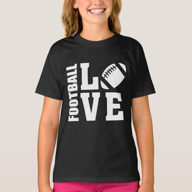 Camiseta Amor al fútbol americano (Anverso)