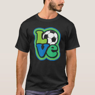 Camiseta Amor al fútbol para Chicas adolescentes y mujeres