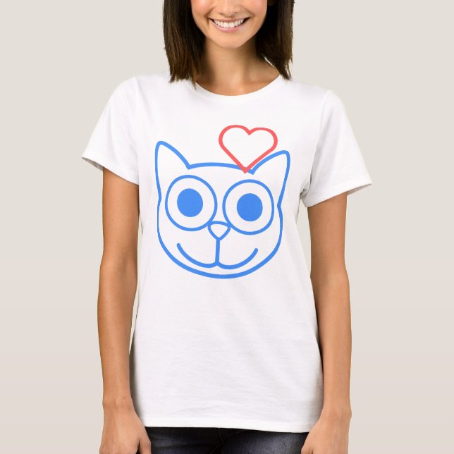 Camiseta Amor al gato (Anverso)