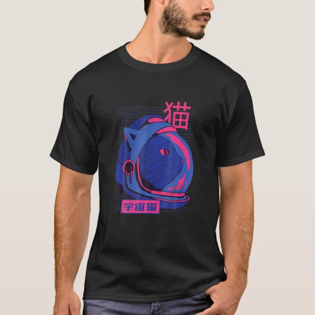 Camiseta Amor al gato espacial (Anverso)