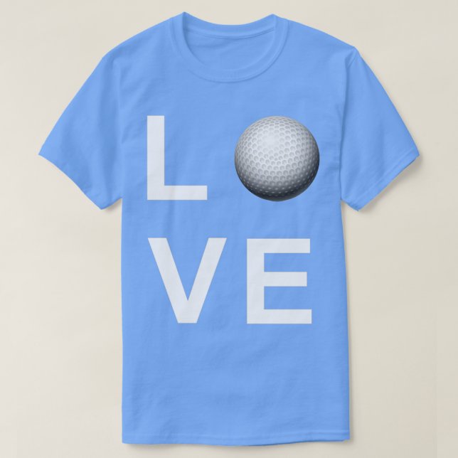 Camiseta Amor al golf (Diseño del anverso)