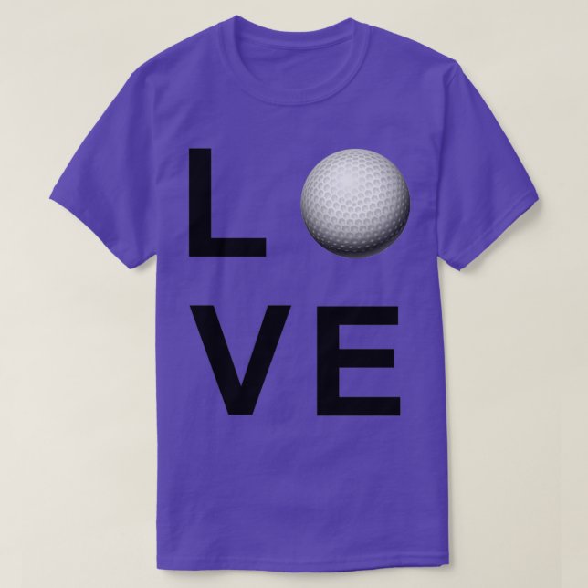 Camiseta Amor al golf 1 (Diseño del anverso)